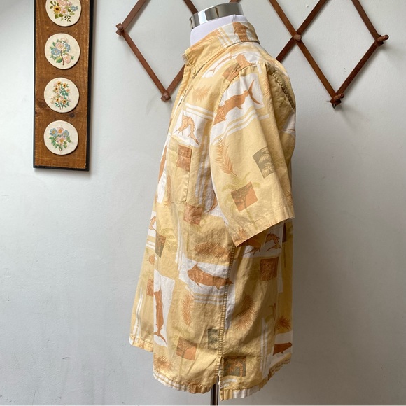 Reyn Spooner Vintage Swordfish Half Button Shirt - Picture 6 of 11